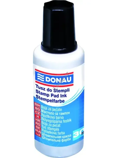 razítková barva 30 ml, černá