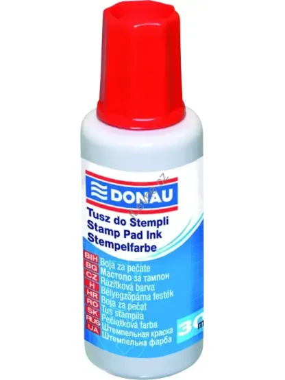 razítková barva 30 ml, červená