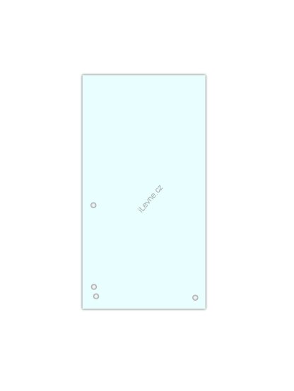 rozlišovací pruhy, 235 x 105 mm, karton, bílé - 100 ks