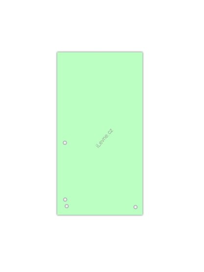 rozlišovací pruhy, 235 x 105 mm, karton, zelené - 100 ks