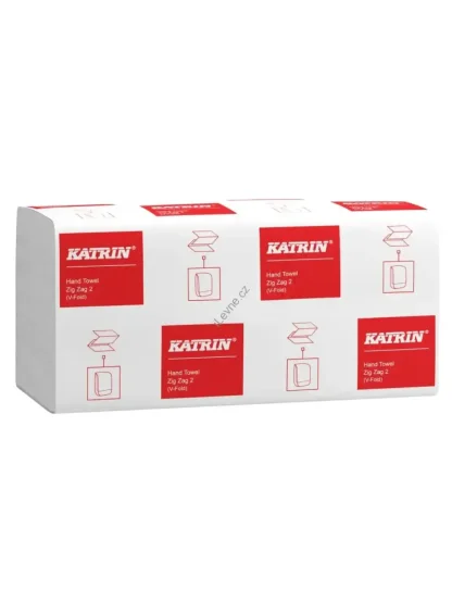 Ručníky papírové skládané KATRIN 35298 Z-Z 2-vrstvé bílé, 4000 ks Handy Pack