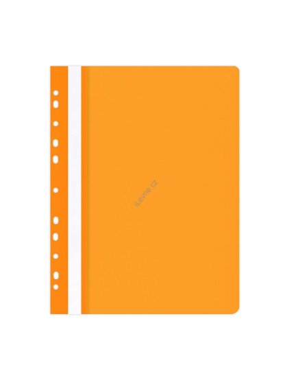 rychlovazač A4, euroděrování PP, 100/170 μm, oranžový