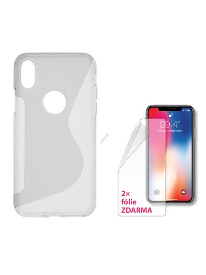 S-COVER pro Apple iPhone X, čiré