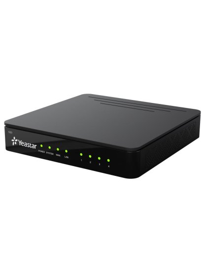S20, IP PBX, až 4 porty, 20 uživatelů, 10 hovorů