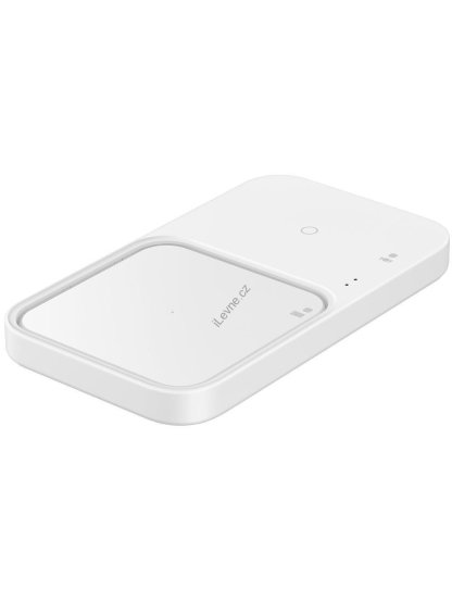 Samsung bezdrátová nabíječka duální 15W, bez kabelu EP-P5400BWEGEU bílá
