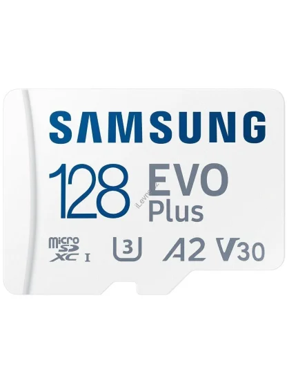 SAMSUNG EVO Plus 2024 MicroSDXC 128GB + SD Adaptér / CL10 UHS-I U3 / A2 / V30