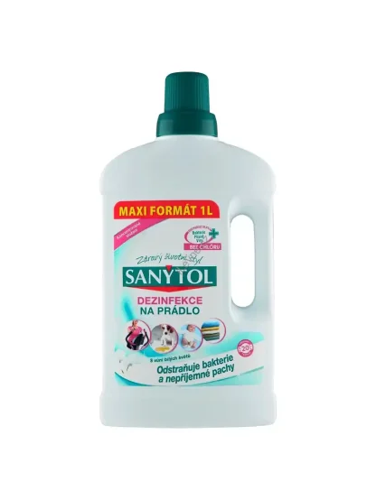 Sanytol - dezinfekce na prádlo, 1000 ml, bílé květy