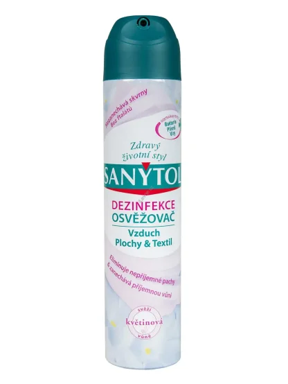 Sanytol - dezinfekční osvěžovač vzduchu, 300 ml, květinová vůně