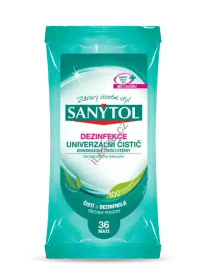 Sanytol dezinfekční utěrky, 36 ks, eukalyptus