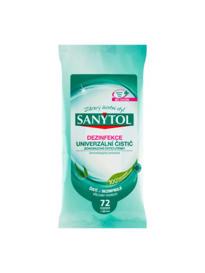 Sanytol dezinfekční utěrky, 36 ks, eukalyptus