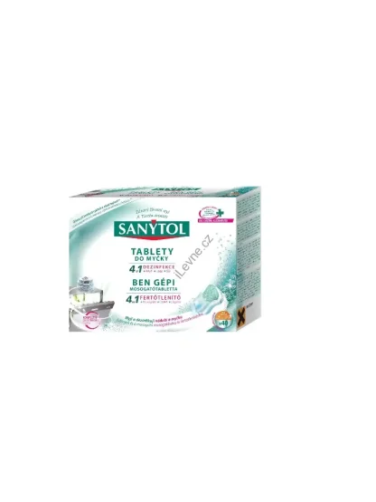 Sanytol - tablety do myčky 4 v 1 - 40 ks