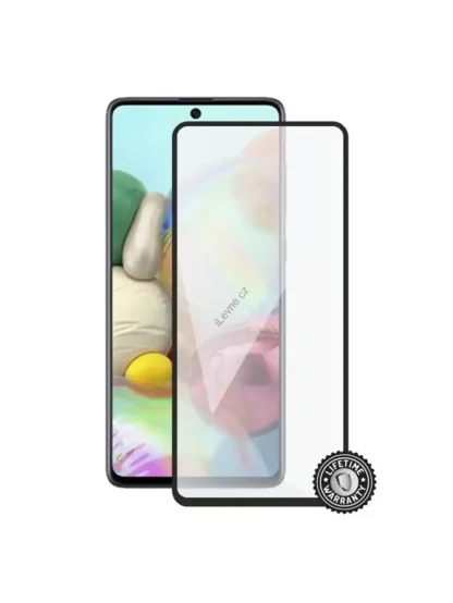 Screenshield SAMSUNG A515 Galaxy A51 Tempered Glass protection (full COVER black)