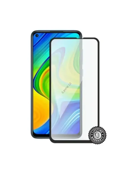 Screenshield XIAOMI Redmi Note 9S Tempered Glass protection (full COVER black)