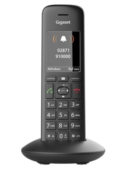 SIEMENS GIGASET C570HX - univerzální přídavné sluchátko včetně nabíječky, použití i k DECT/GAP ostatních značek, černá