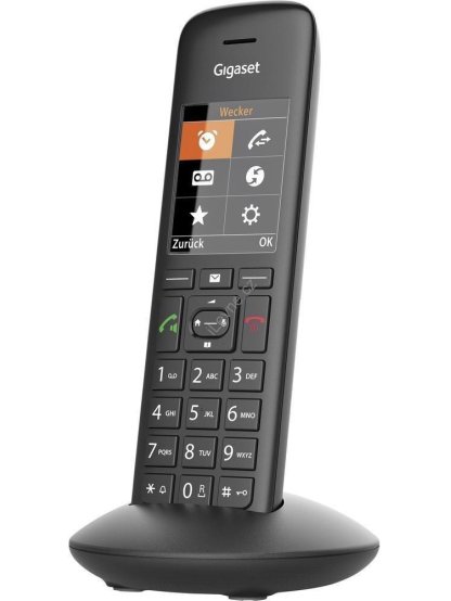 SIEMENS GIGASET C570HX - univerzální přídavné sluchátko včetně nabíječky, použití i k DECT/GAP ostatních značek, černá