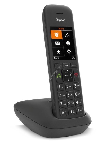 SIEMENS GIGASET C575 - DECT/GAP bezdrátový telefon, barva černá