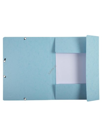 spisové desky s gumičkou Pastel, A4 maxi, prešpán, 400 g/m2, modré