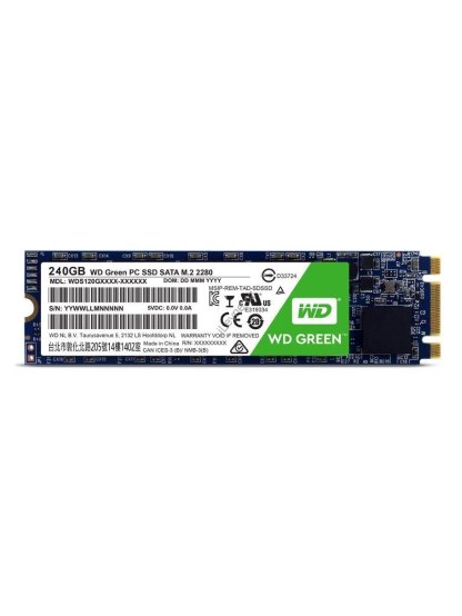 SSD 240GB WD Green SN350 NVMe M.2 PCIe Gen3 2280