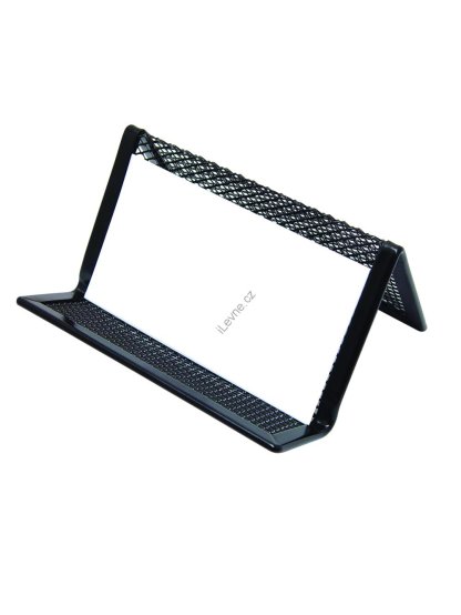 stojánek na vizitky Office Set, kov, černý