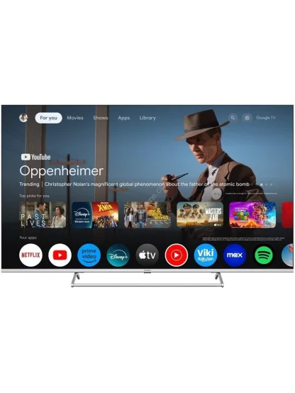 STRONG SMART QLED TV 50"/ SRT50UG8773C/ UHD/ 3840x2160/ DVB-T2/C/S2/ H.265/HEVC/ 4xHDMI/ 2xUSB/ Wi-Fi/ LAN/ G/ ANDROID14