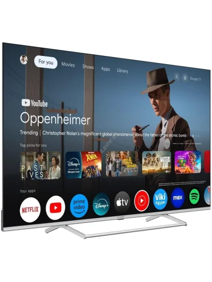 STRONG SMART QLED TV 65"/ SRT65UG8773C/ UHD/ 3840x2160/ DVB-T2/C/S2/ H.265/HEVC/ 4xHDMI/ 2xUSB/ Wi-Fi/ LAN/ G/ ANDROID14