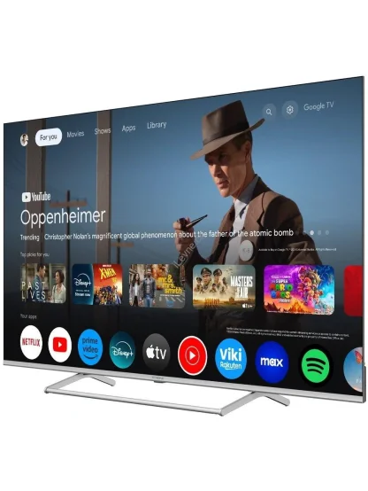 STRONG SMART QLED TV 65"/ SRT65UG8773C/ UHD/ 3840x2160/ DVB-T2/C/S2/ H.265/HEVC/ 4xHDMI/ 2xUSB/ Wi-Fi/ LAN/ G/ ANDROID14