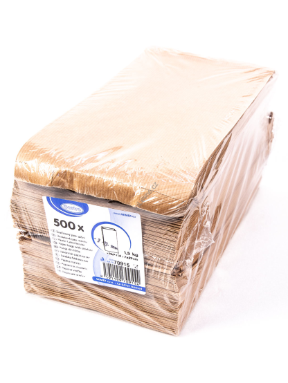 Svačinové sáčky papírové hnědé 1,5kg 1x500ks