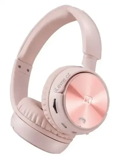 Swissten Bluetooth Stereo Sluchátka Trix Růžové