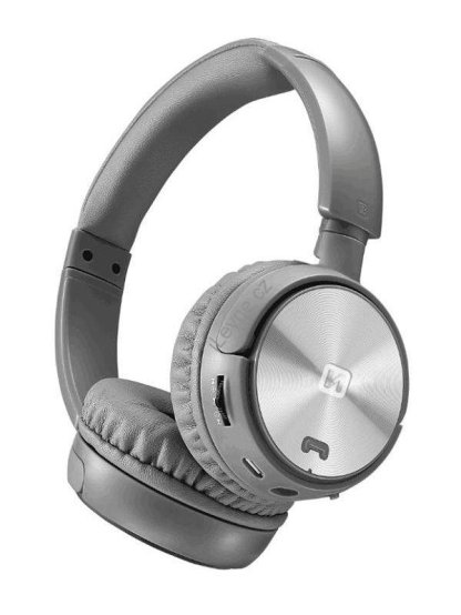 Swissten Bluetooth Stereo Sluchátka Trix Stříbrno/Šedé