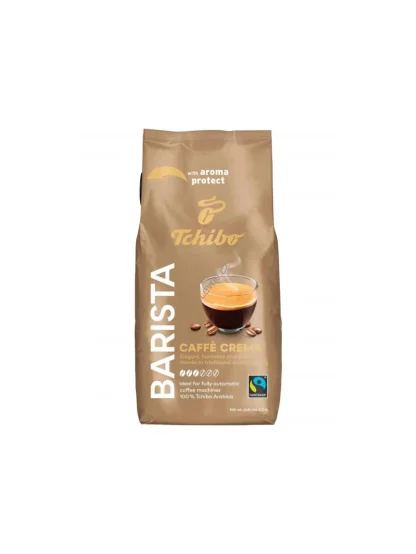 Tchibo Barista Caffe Crema, zrnková káva, 100% Arabica, 1x1kg