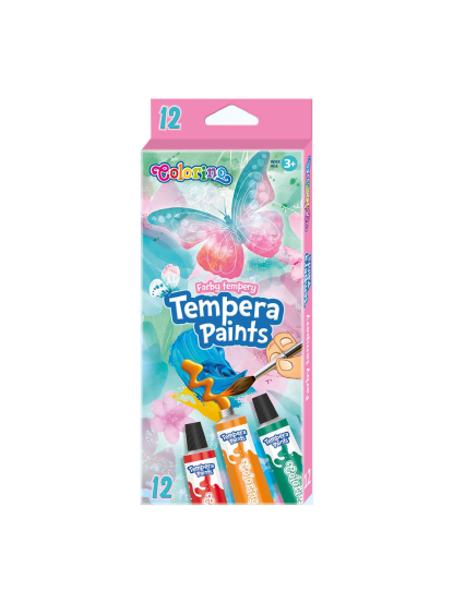 temperové barvy - Follow your Dreams, tuba, 12 ml, 12 barev