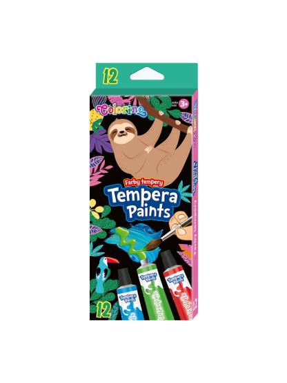 temperové barvy - Wildkid, tuba, 12 ml, 12 barev