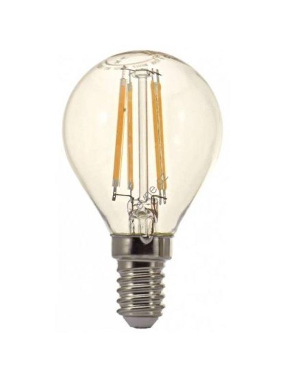 TESLA LED žárovka CRYSTAL RETRO mini BULB/ E14/ 4W/ 230V/ 470lm/ 2700K/ teplá bílá/ čirá