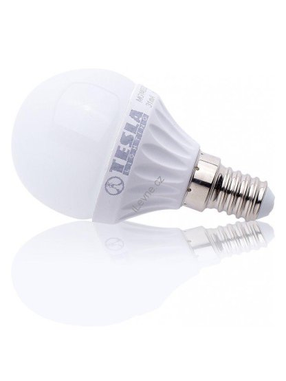 TESLA LED žárovka mini BULB/ E14/ 3W/ 230V/ 250lm/ 3000K/ teplá bílá