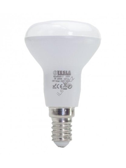 TESLA LED žárovka Reflektor R50/ E14/ 5W/ 230V/ 410lm/ 4000K/ denní bílá
