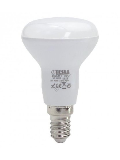 TESLA LED žárovka Reflektor R50/ E14/ 5W/ 230V/ 410lm/ 6000K/ studená bílá