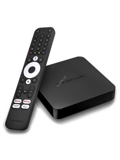 THOMSON android box 240G/ 4K Ultra HD/ H.265/HEVC/ HDR10/ NETFLIX/ HBO/ Disney+/ HDMI/ USB/ LAN/ Wi-Fi/ BT/ Android TV12