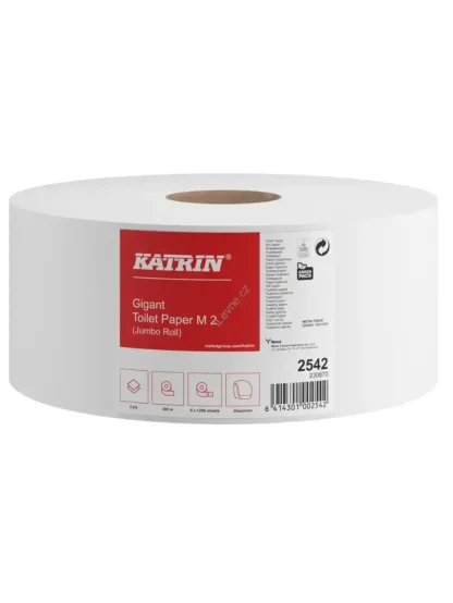 Toaletní papír KATRIN 2542 Jumbo 230 2-vrstvý, 300m