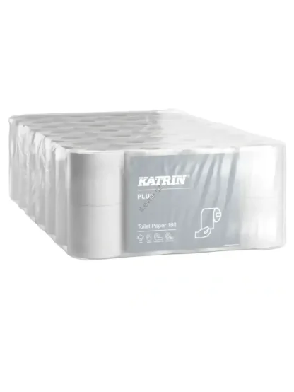 Toaletní papír KATRIN Plus 112966 Toilet Paper 160, 2-vrstvý bílý, 18m