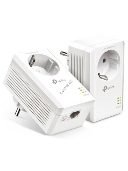 TP-Link TL-PA7017P KIT - AV1000 Gigabit Passthrough Powerline Starter Kit