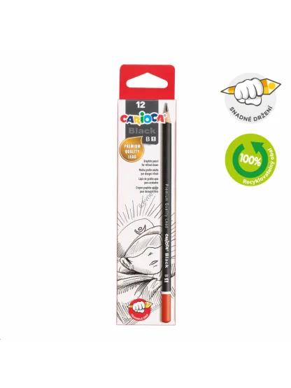 trojhranná tužka Black, 1/B