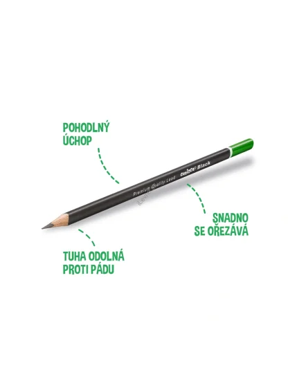trojhranná tužka Black, 4/2H