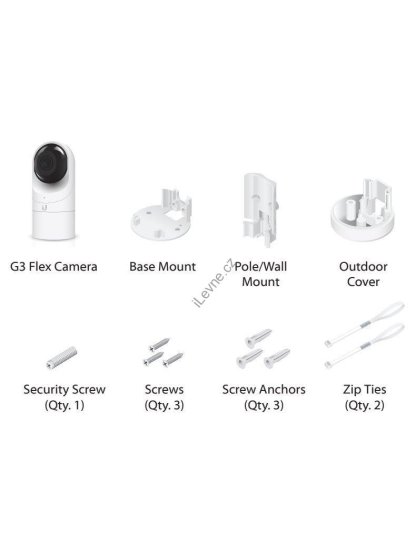 Ubiquiti G3 Flex - kamera, 2Mpx rozlišení, 25 fps, IR LED, IPX4, PoE (bez PoE injektoru)