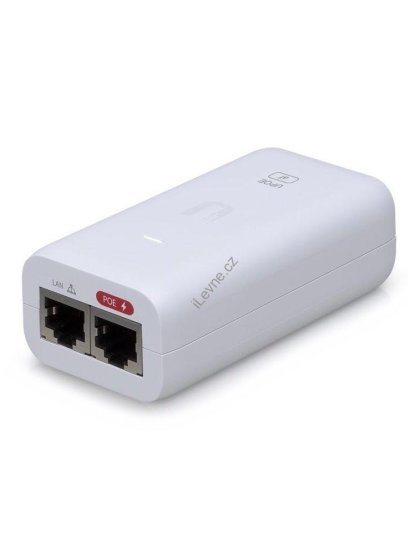 Ubiquiti UniFi PoE Adapter - Gigabit PoE injektor, 48V, 15W, včetně napájecího kabelu