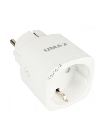 UMAX chytrá zásuvka U-Smart Wifi Plug Mini/ Wi-Fi/ 1x zástrčka/ Amazon Alexa/ Google Assistant/ Android/ iOS/ bílá