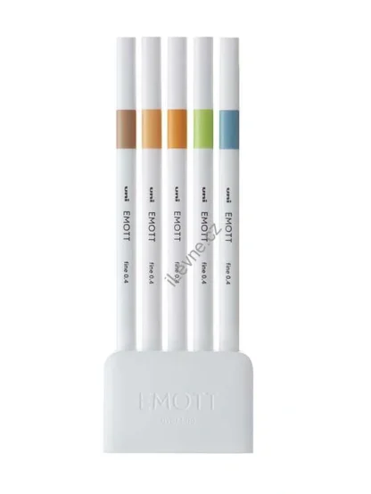UNI EMOTT liner sada č.6, NATURE, 5 ks, mix barev