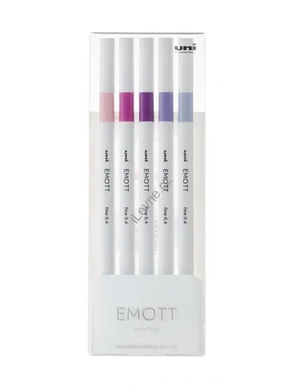 UNI EMOTT liner sada č.7, FLORAL, 5 ks, mix barev