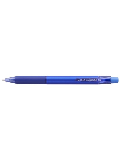 UNI gumovatelné pero stiskací URN-181, 0,7 mm, modré