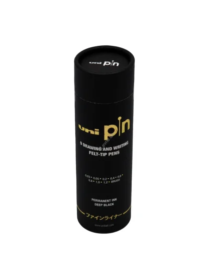 UNI PIN - dárková sada linerů, 9 ks, černá