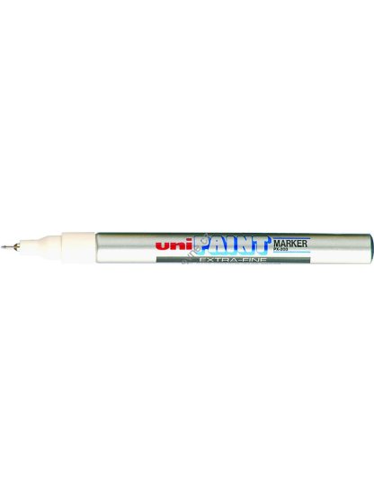 UNI PX-203 lakový popisovač, 0,5 mm, stříbrný